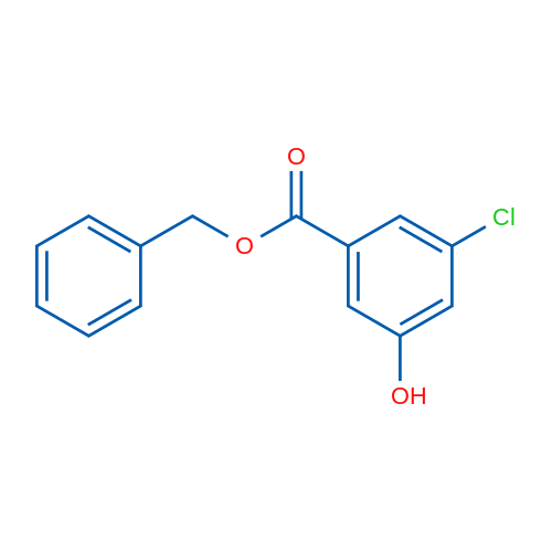 Benzyl 3-chloro-5-hydroxybenzoate 1g