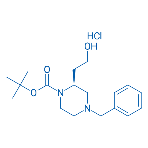 tert-Butyl (S)-4-benzyl-2-(2-hydroxyethyl)piperazine-1-carboxylate hydrochloride 250mg