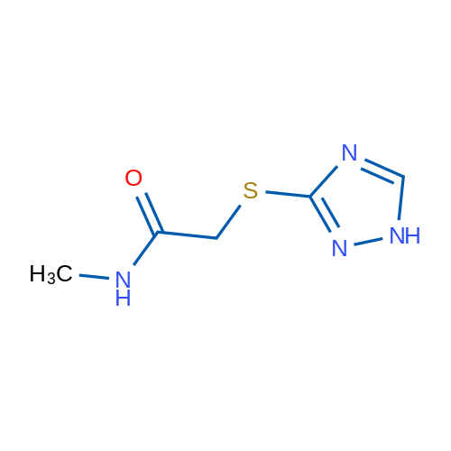 N-Methyl-2-(1H-1,2,4-triazol-3-ylsulfanyl)acetamide 1g