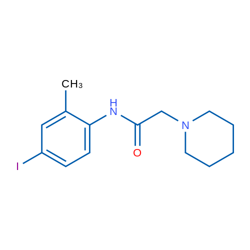 N-(4-Iodo-2-methylphenyl)-2-(piperidin-1-yl)acetamide 1g