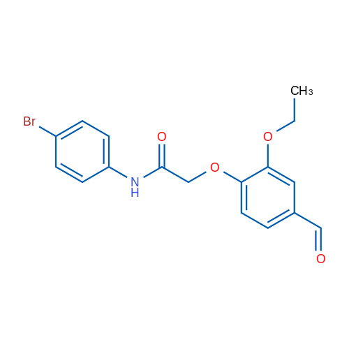 N-(4-Bromophenyl)-2-(2-ethoxy-4-formylphenoxy)acetamide 1g