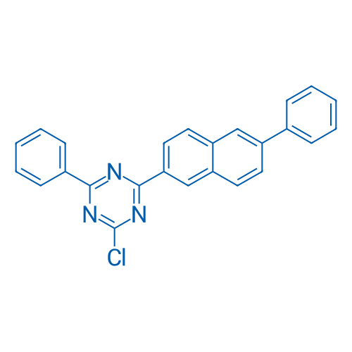 2-Chloro-4-phenyl-6-(6-phenylnaphthalen-2-yl)-1,3,5-triazine 250mg