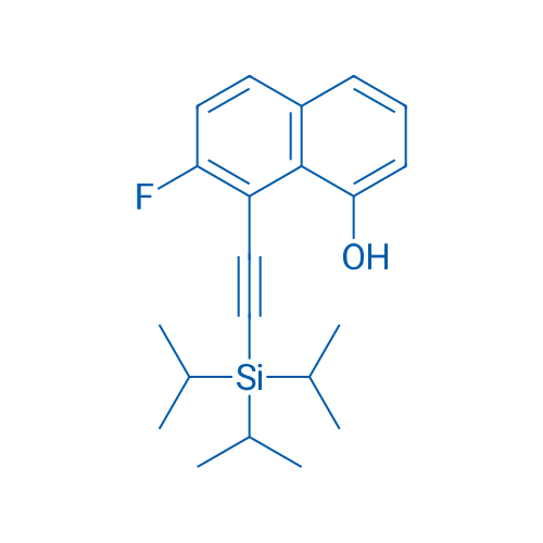 7-Fluoro-8-((triisopropylsilyl)ethynyl)naphthalen-1-ol 1g