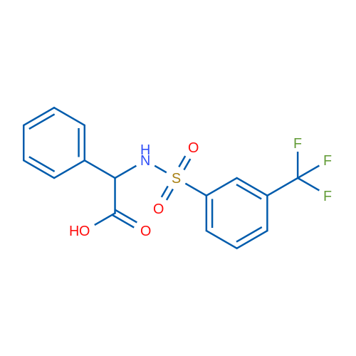 2-Phenyl-2-(3-(trifluoromethyl)phenylsulfonamido)acetic acid 5g