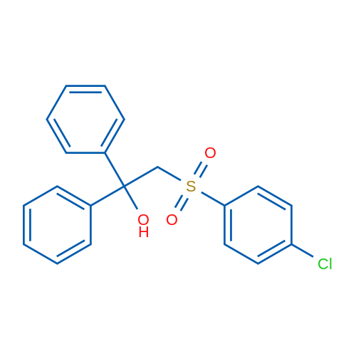 2-(4-Chlorobenzenesulfonyl)-1,1-diphenylethan-1-ol 1g