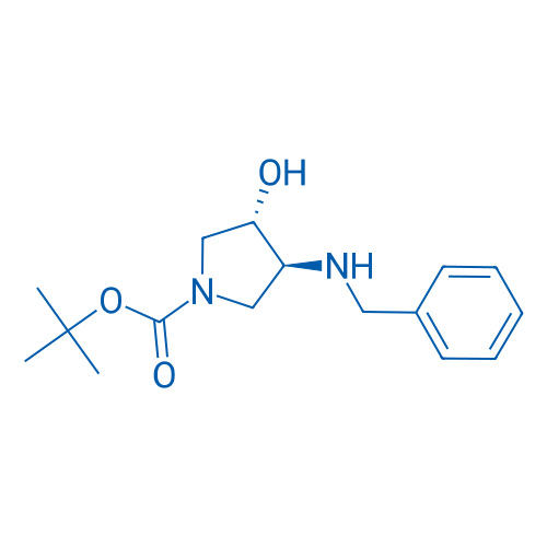 (3S,4S)-tert-Butyl 3-(benzylamino)-4-hydroxypyrrolidine-1-carboxylate 1g