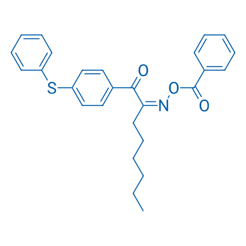 2-((Benzoyloxy)imino)-1-(4-(phenylthio)phenyl)octan-1-one 1g