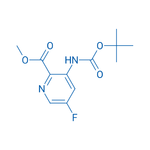 Methyl 3-((tert-butoxycarbonyl)amino)-5-fluoropicolinate 100mg