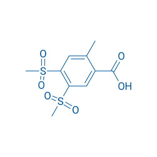 2-Methyl-4,5-bis(methylsulfonyl)benzoic acid 250mg