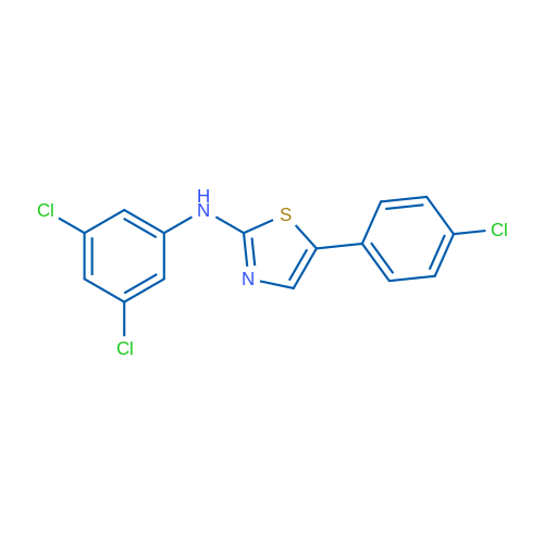 5-(4-Chlorophenyl)-N-(3,5-dichlorophenyl)-1,3-thiazol-2-amine 1g