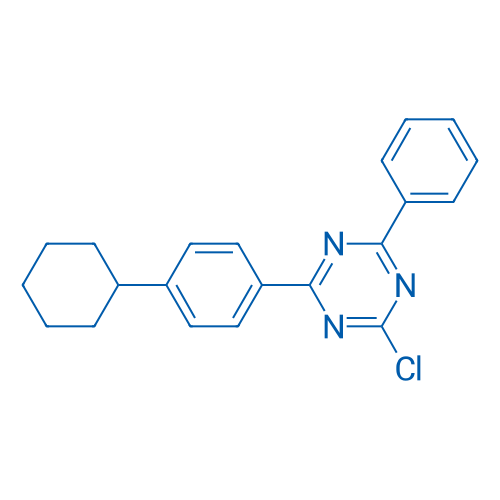 2-Chloro-4-(4-cyclohexylphenyl)-6-phenyl-1,3,5-triazine 100mg