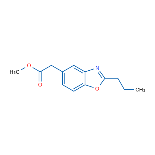 Methyl 2-(2-propyl-1,3-benzoxazol-5-yl)acetate 1g