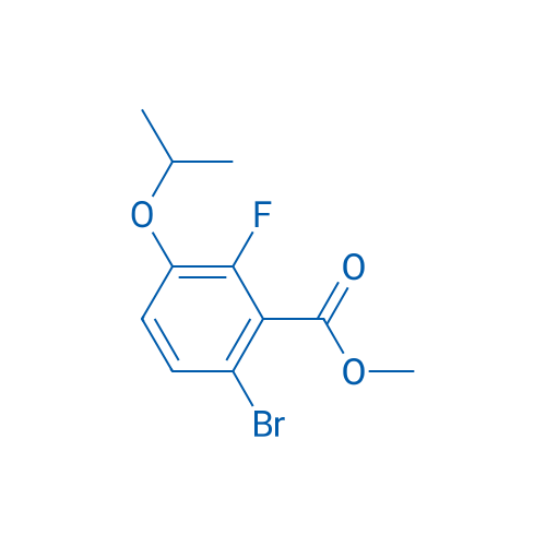 Methyl 6-bromo-2-fluoro-3-isopropoxybenzoate 1g