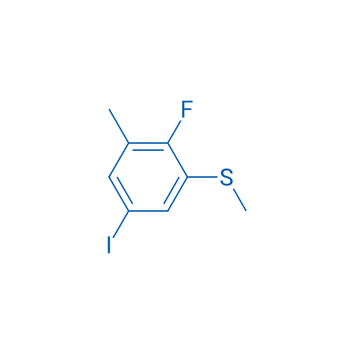 (2-Fluoro-5-iodo-3-methylphenyl)(methyl)sulfane 250mg