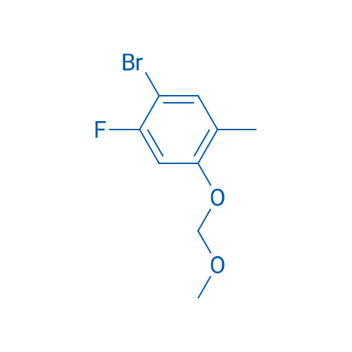 1-Bromo-2-fluoro-4-(methoxymethoxy)-5-methylbenzene 250mg