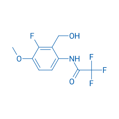2,2,2-Trifluoro-N-(3-fluoro-2-(hydroxymethyl)-4-methoxyphenyl)acetamide 5g