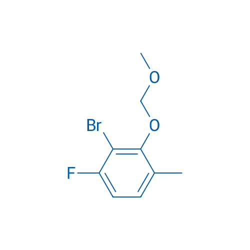 2-Bromo-1-fluoro-3-(methoxymethoxy)-4-methylbenzene 1g