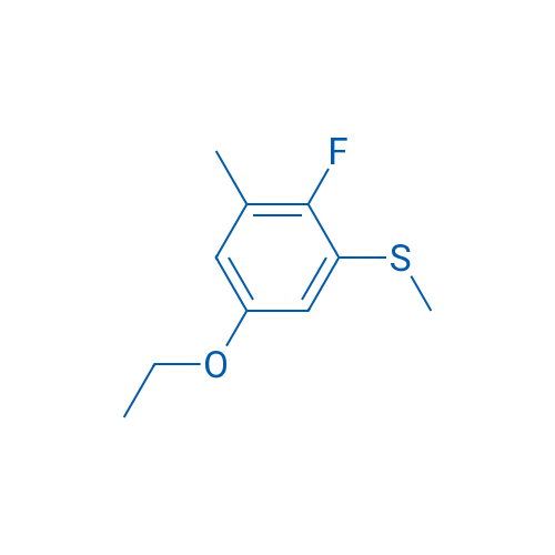 (5-Ethoxy-2-fluoro-3-methylphenyl)(methyl)sulfane 1g