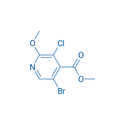 Methyl 5-bromo-3-chloro-2-methoxyisonicotinate 1g