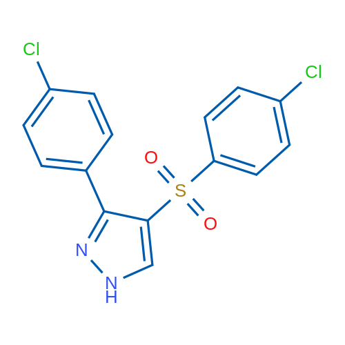 4-(4-Chlorobenzenesulfonyl)-3-(4-chlorophenyl)-1H-pyrazole 1g
