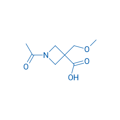1-Acetyl-3-(methoxymethyl)azetidine-3-carboxylic acid 250mg