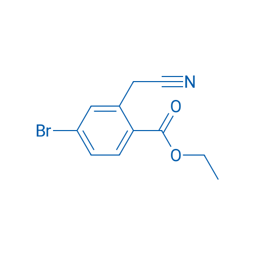Ethyl 4-bromo-2-(cyanomethyl)benzoate 250mg