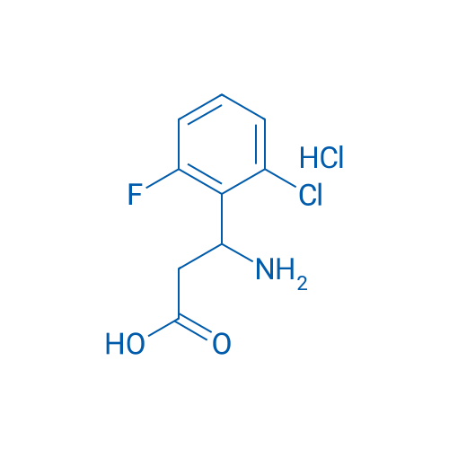 3-Amino-3-(2-chloro-6-fluorophenyl)propanoic acid hydrochloride 100mg