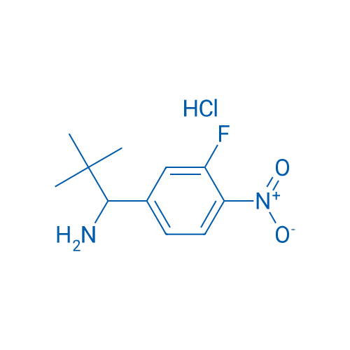 1-(3-Fluoro-4-nitrophenyl)-2,2-dimethylpropan-1-amine hydrochloride 100mg
