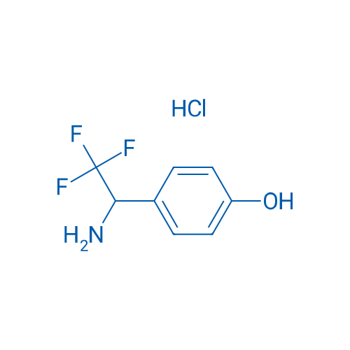 4-(1-Amino-2,2,2-trifluoroethyl)phenol hydrochloride 250mg