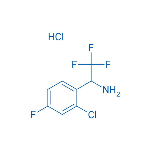 1-(2-Chloro-4-fluorophenyl)-2,2,2-trifluoroethan-1-amine hydrochloride 100mg