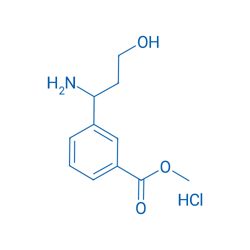Methyl 3-(1-amino-3-hydroxypropyl)benzoate hydrochloride 100mg