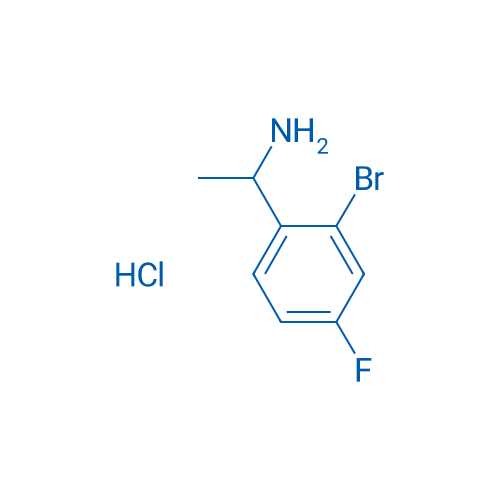 1-(2-Bromo-4-fluorophenyl)ethan-1-amine hydrochloride 250mg
