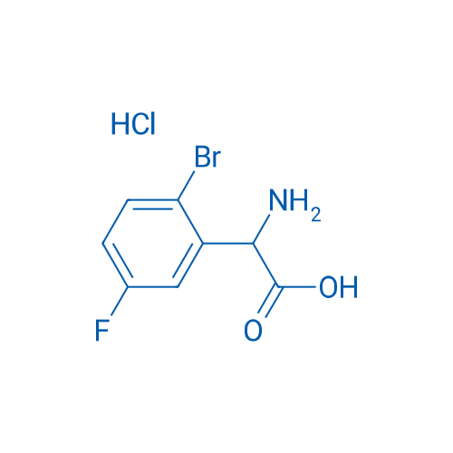 2-Amino-2-(2-bromo-5-fluorophenyl)acetic acid hydrochloride 250mg