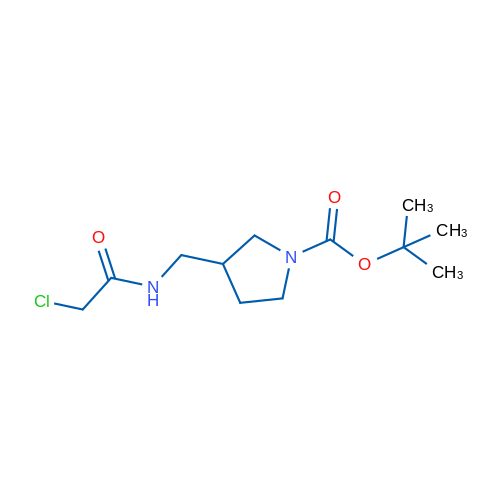 tert-Butyl 3-((2-chloroacetamido)methyl)pyrrolidine-1-carboxylate 1g