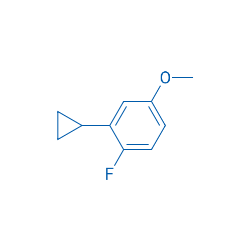 2-Cyclopropyl-1-fluoro-4-methoxybenzene 1g