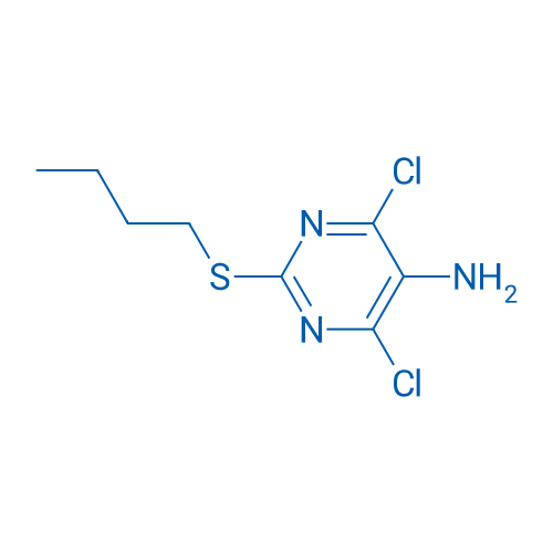 2-(Butylthio)-4,6-dichloropyrimidin-5-amine 250mg