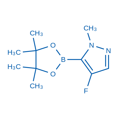 4-Fluoro-1-methyl-5-(4,4,5,5-tetramethyl-1,3,2-dioxaborolan-2-yl)-1H-pyrazole 250mg