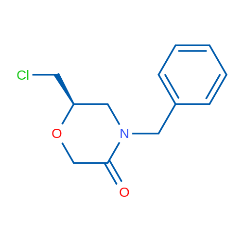 (R)-4-benzyl-6-(chloromethyl)morpholin-3-one 250mg