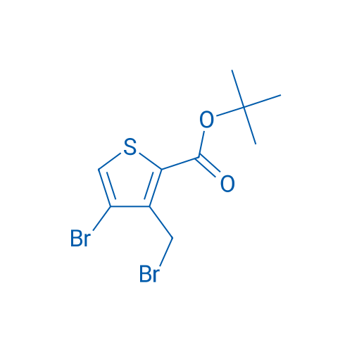 tert-Butyl 4-bromo-3-(bromomethyl)thiophene-2-carboxylate 250mg