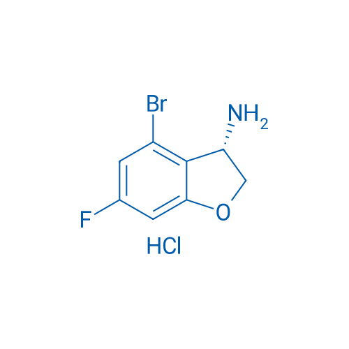 (S)-4-Bromo-6-fluoro-2,3-dihydrobenzofuran-3-amine hydrochloride 250mg