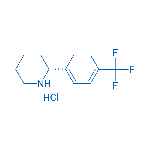 (R)-2-(4-(Trifluoromethyl)phenyl)piperidine hydrochloride 250mg