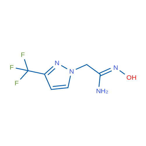 (Z)-N'-Hydroxy-2-(3-(trifluoromethyl)-1H-pyrazol-1-yl)acetimidamide 1g