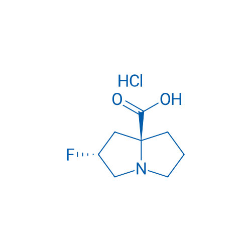(2R,7AS)-2-fluorotetrahydro-1H-pyrrolizine-7a(5H)-carboxylic acid hydrochloride 1g