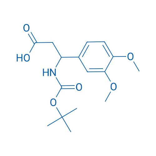 3-((tert-Butoxycarbonyl)amino)-3-(3,4-dimethoxyphenyl)propanoic acid 250mg
