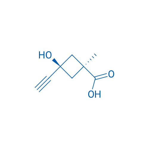 trans-3-Ethynyl-3-hydroxy-1-methylcyclobutane-carboxylic acid 1g