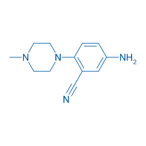 5-Amino-2-(4-methylpiperazin-1-yl)benzonitrile 250mg