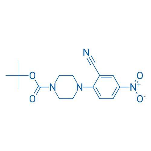 tert-Butyl 4-(2-cyano-4-nitrophenyl)piperazine-1-carboxylate 5g