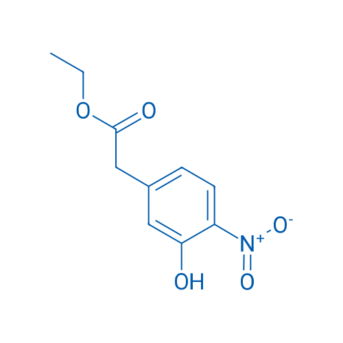 Ethyl 2-(3-hydroxy-4-nitrophenyl)acetate 250mg