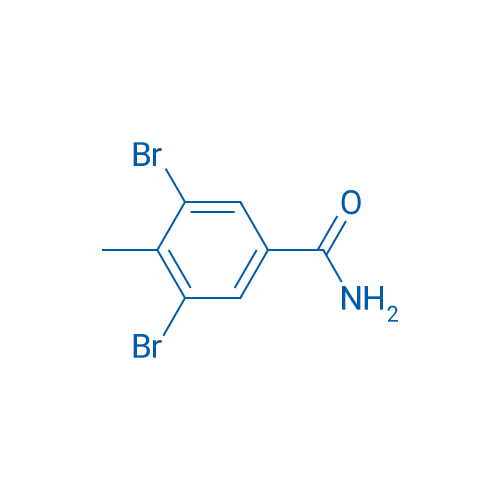 3,5-Dibromo-4-methylbenzamide 1g