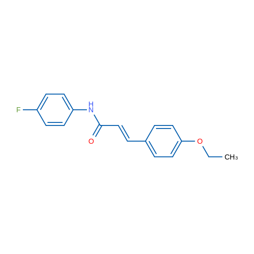(2E)-3-(4-Ethoxyphenyl)-N-(4-fluorophenyl)prop-2-enamide 1g